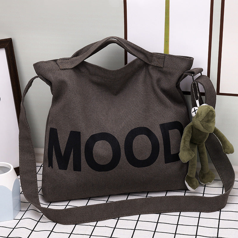 Women's & Men's & Canvas Large Capacity Korean Style Crossbody Bags