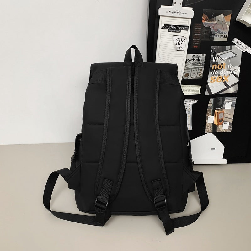 Men's Female Junior High College Fashion Tooling Backpacks