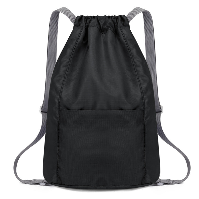 Women's & Men's & Fixed Drawstring Pocket Waterproof Lightweight Backpacks