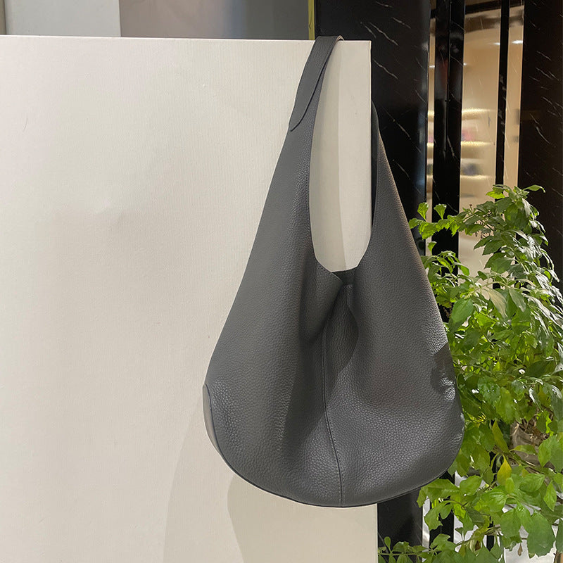 Women's High-grade Genuine Leather Fashion Lazy Simple Bags