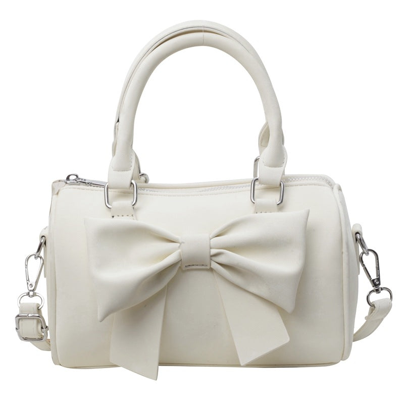 Women's Design Korean Style Bowknot Portable Boston Bags
