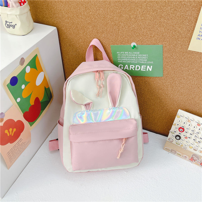 Nylon Trendy Polyester Ultra Light Cartoon Kindergarten School Bags