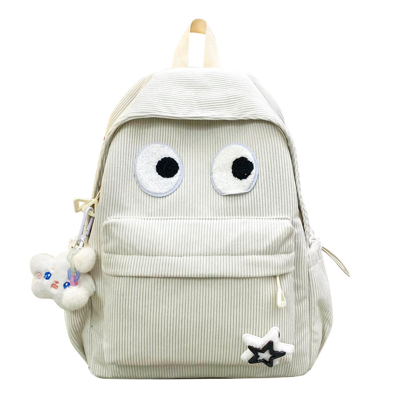 Trendy Funny Eyes High College Cute Backpacks