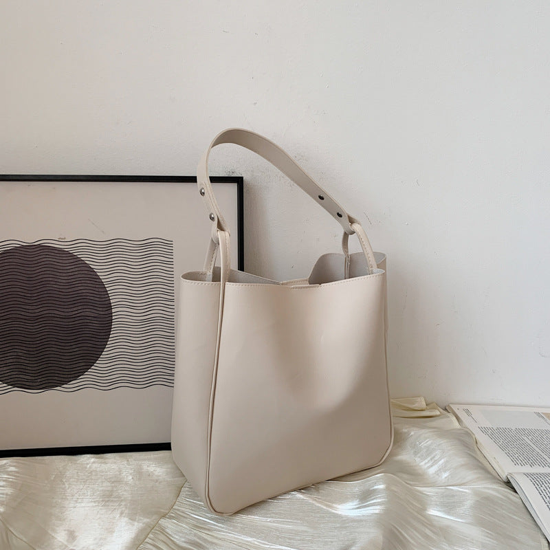 Women's Style Lazy Practical Shopping Simple Soft Shoulder Bags