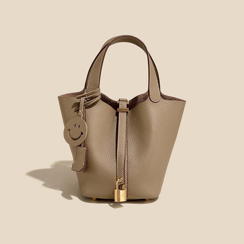 Cowhide Vegetable Basket Light Luxury High-grade Crossbody Bags