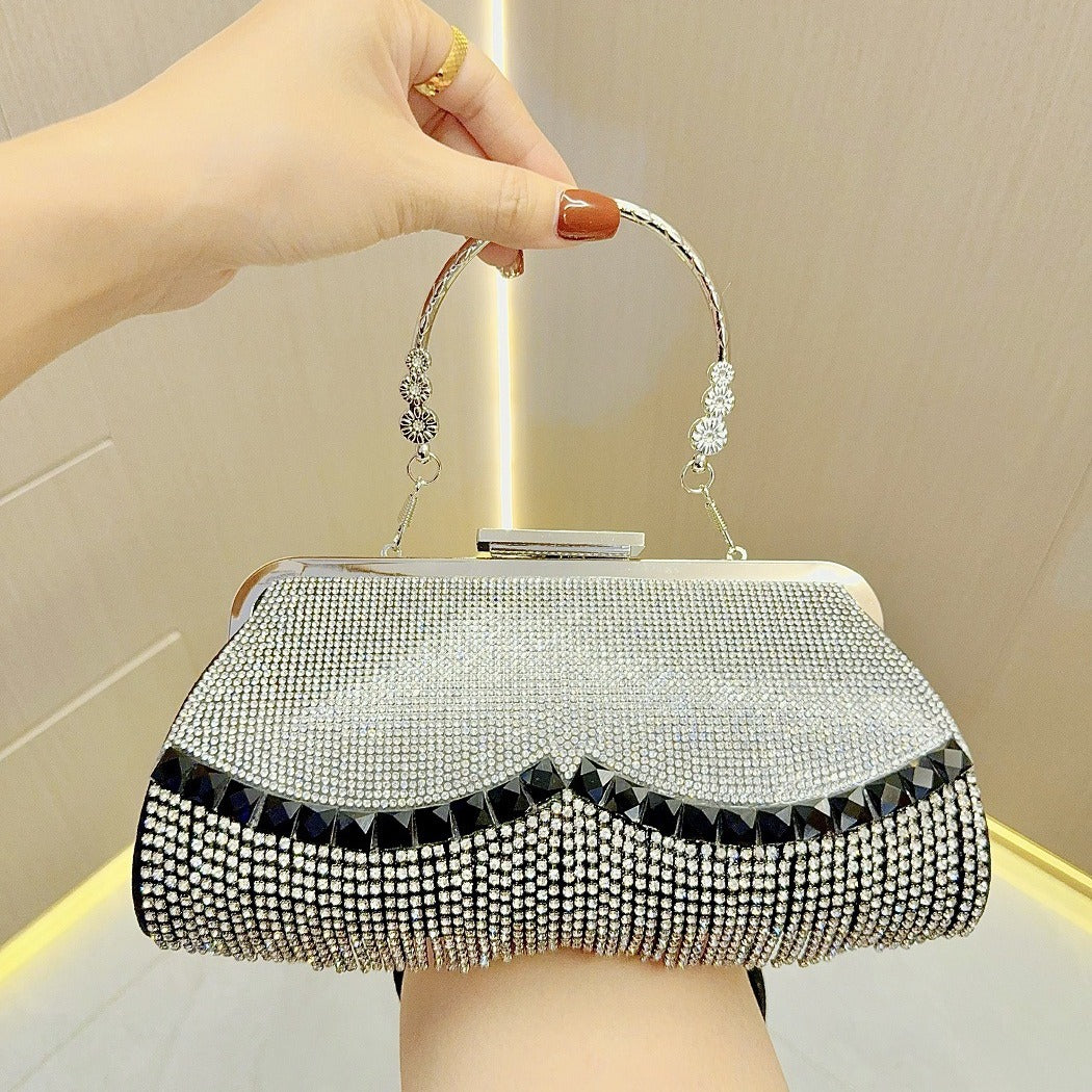 Tassel Rhinestone Dress Banquet Hand Diamond Bags
