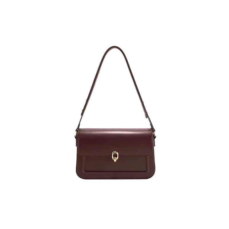 Women's French Entry Lux Retro Red Underarm Armpit Bags