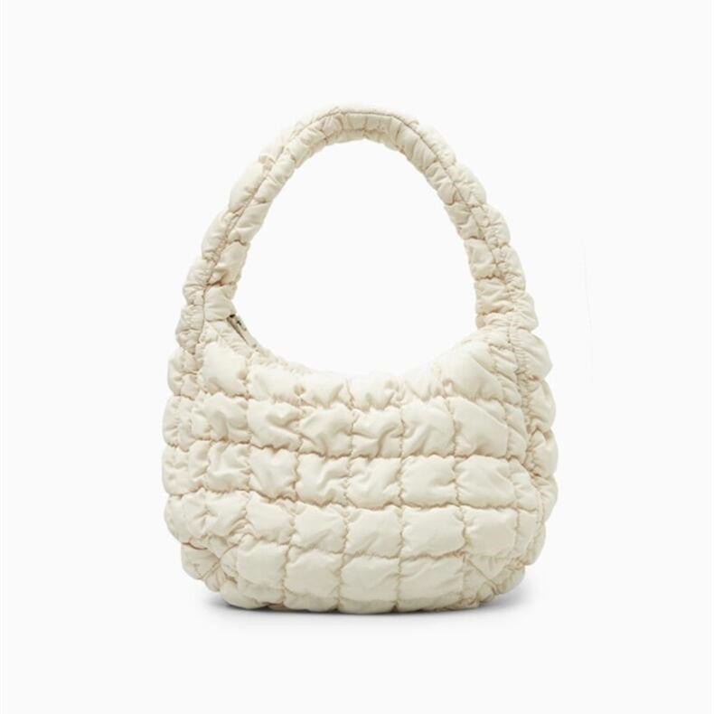 New Creative Cloud Puff Pleated Portable Shoulder Bags