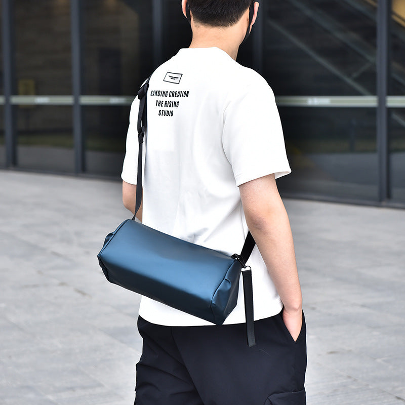 Men's Walking Speed Simple Large Capacity Derm Men's Shoulder Bags