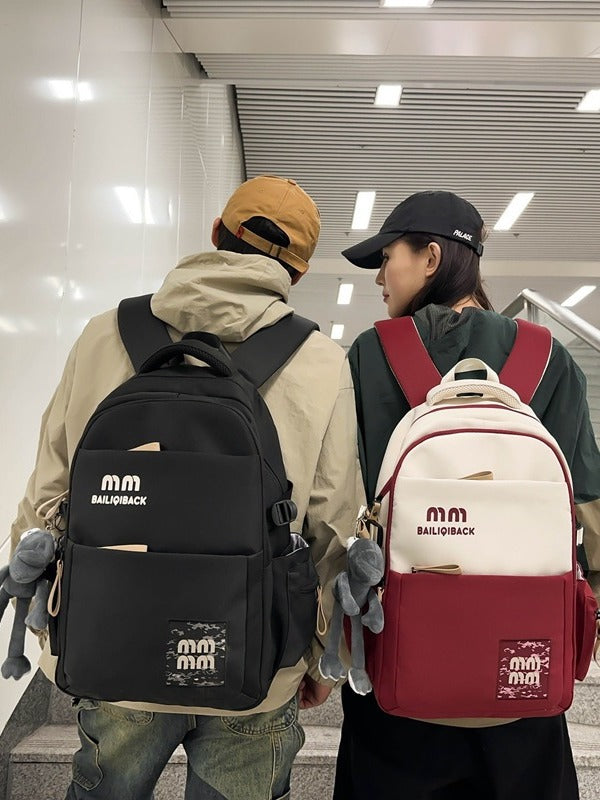 Women's High Quality American Retro Trendy Large Backpacks