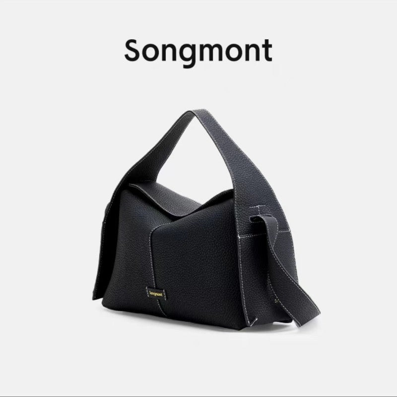 Women's Hanging Series Medium Roof Designer Model First Layer Crossbody Bags
