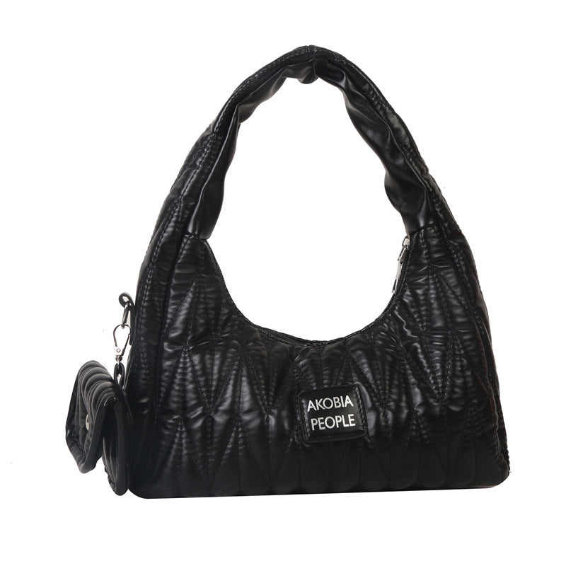 Female Summer Pure Color Trendy Underarm Bags