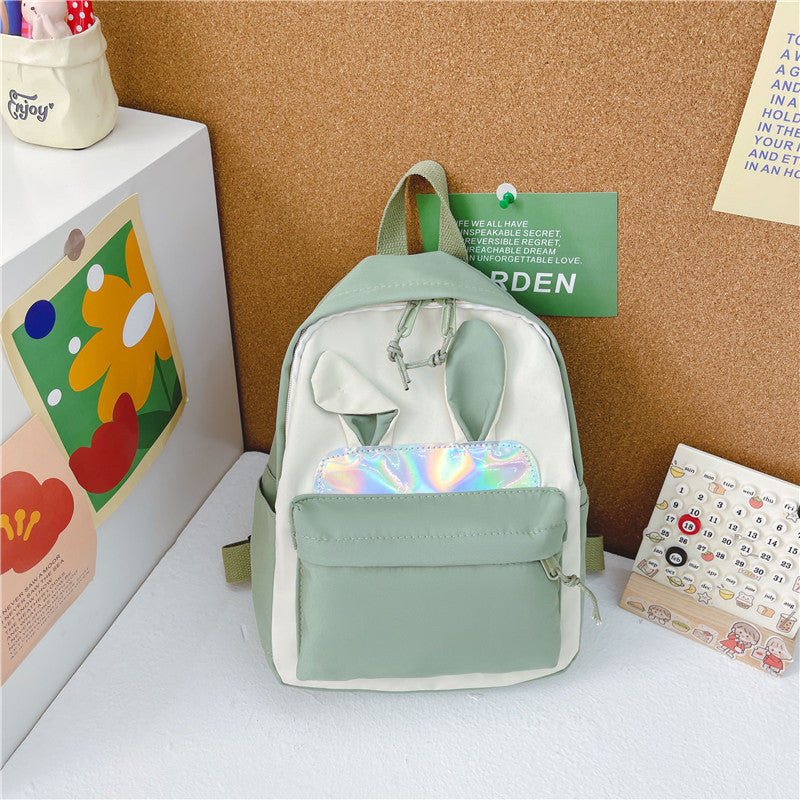 Nylon Trendy Polyester Ultra Light Cartoon Kindergarten School Bags
