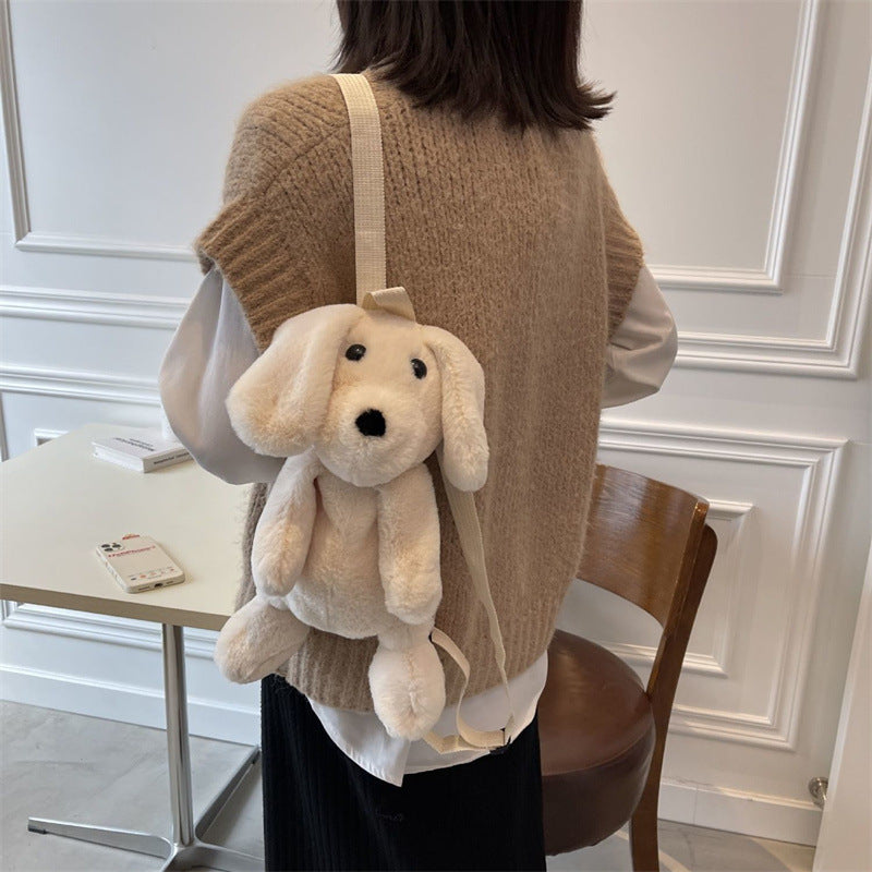 Classy Puppy Doll Plush Toy Cute Backpacks