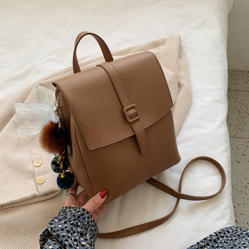 Women's Korean Soft Surface Fashion Trendy Backpacks