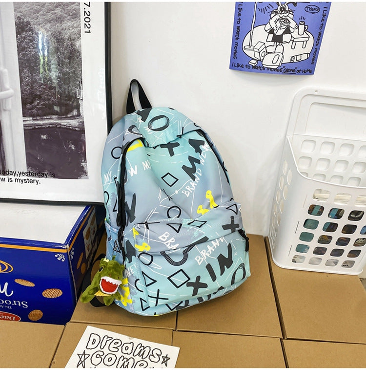 Men's Nylon Style High Trendy Cool Backpacks