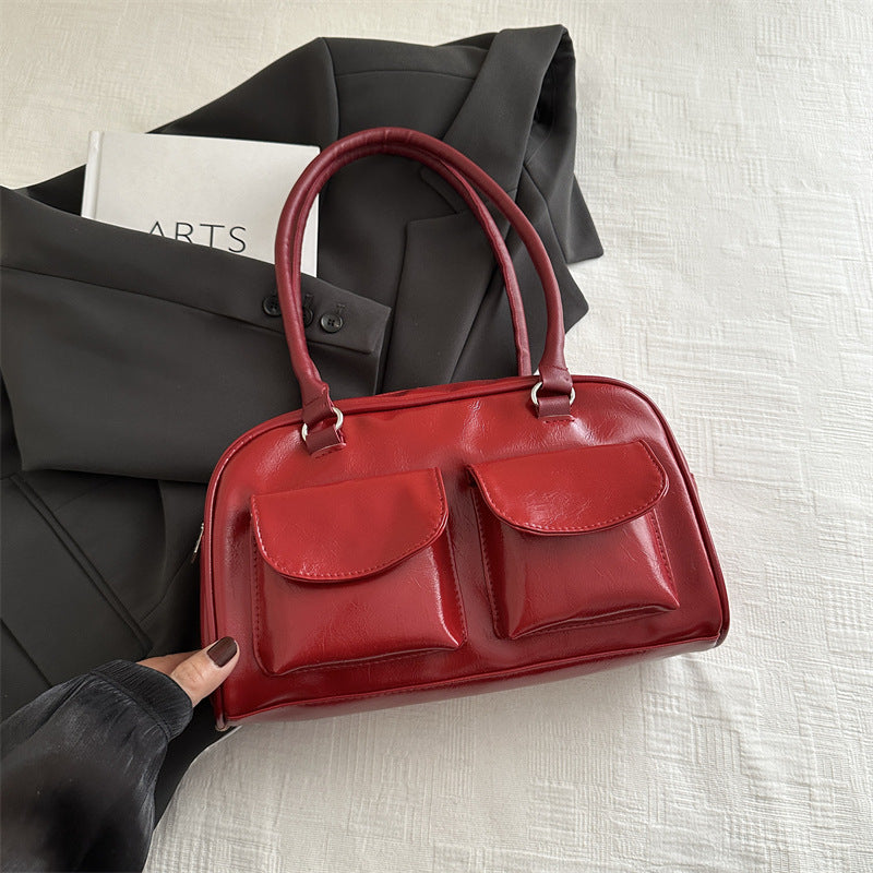 Women's Niche Underarm Fashion Retro Versatile Large Armpit Bags