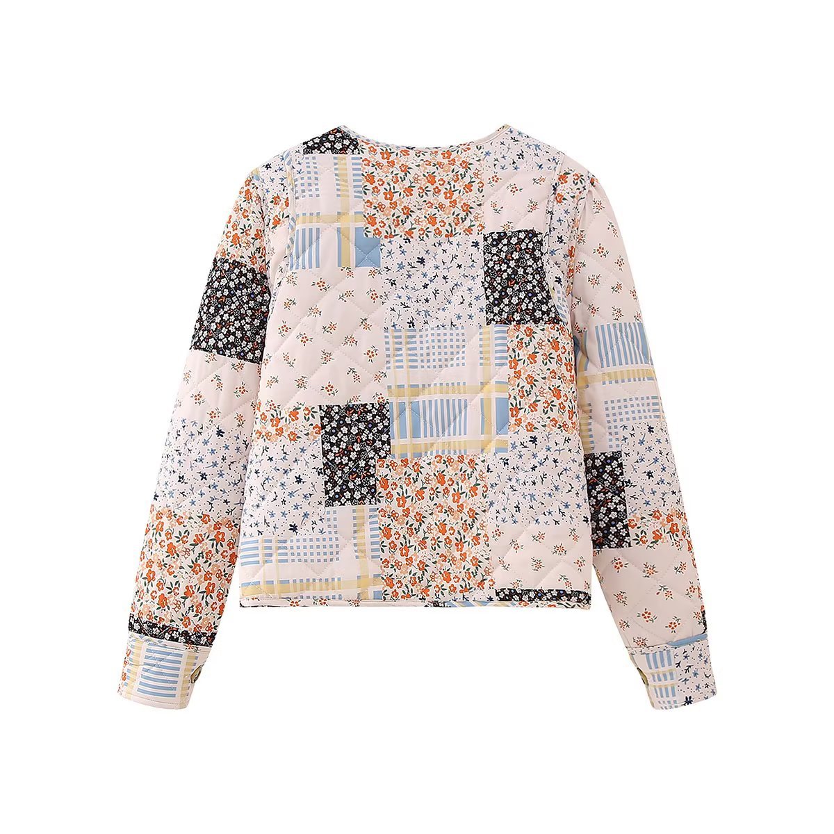 Women's Cool Printed Quilted Cotton Niche Coats