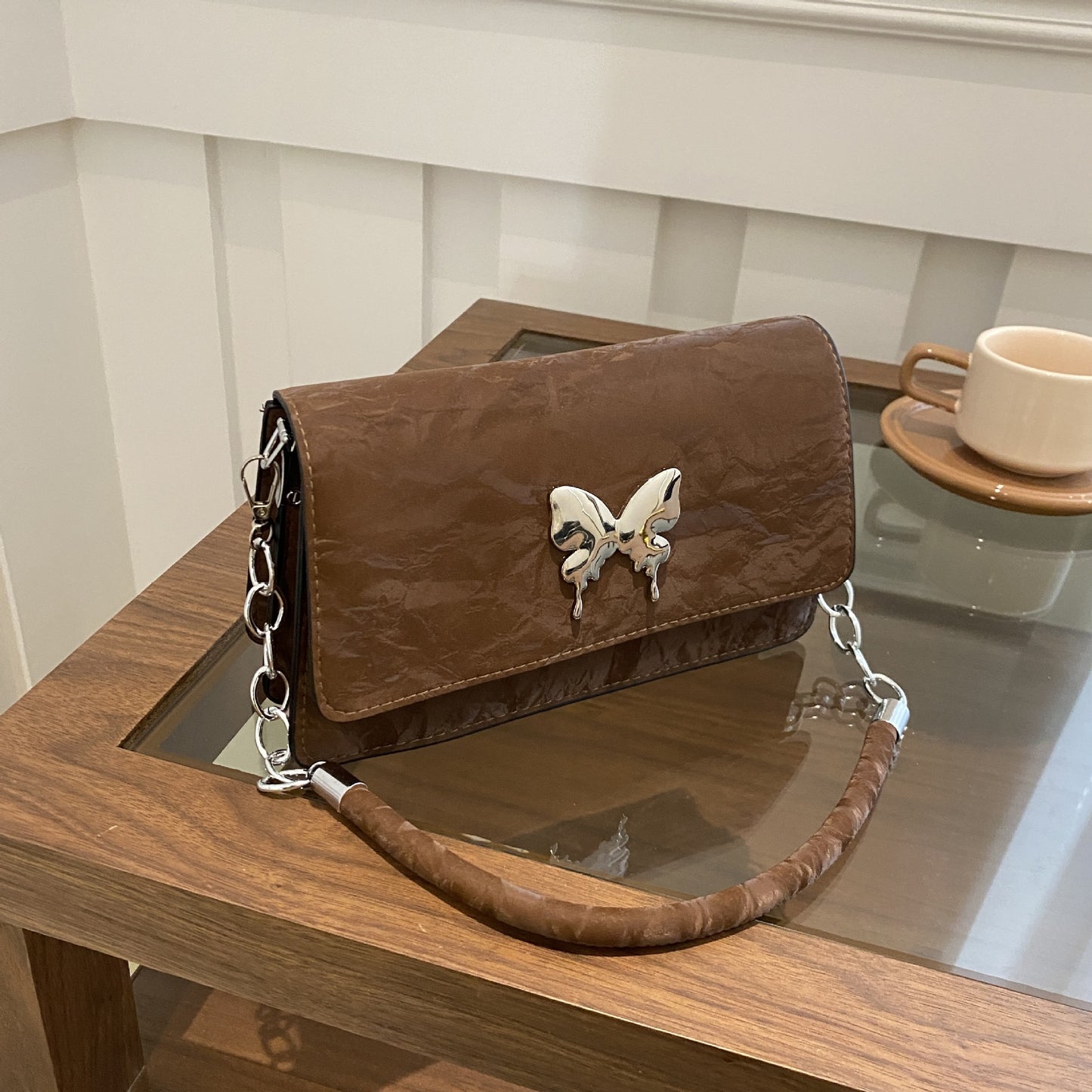 Women's Popular Summer Bow Chain Fashionable Stylish Armpit Bags