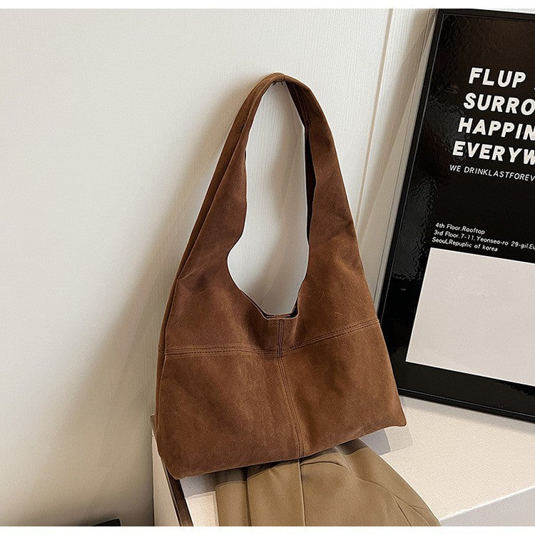 Women's Large Capacity Commuter Retro Underarm High Tote Bags