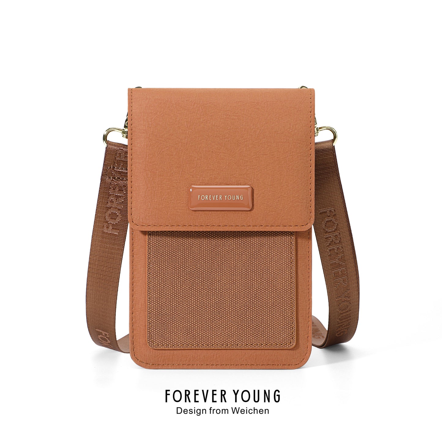 Women's Color Simple Niche Mobile Large Capacity Phone Bags