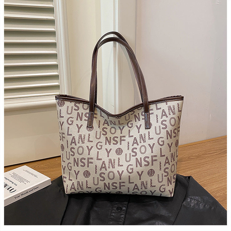 Leisure Large Capacity Letter Fashion Stylish Shoulder Bags