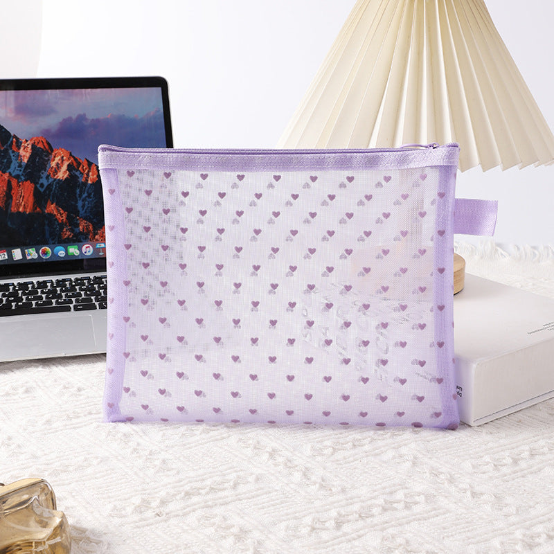 Portable Breathable Transparent International Storage Taro Cosmetic Bags