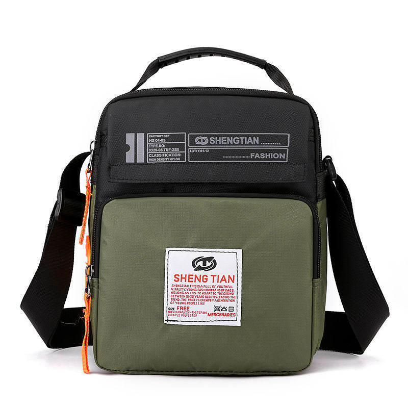 Men's Innovative Oxford Cloth Canvas Pannier Men's Shoulder Bags