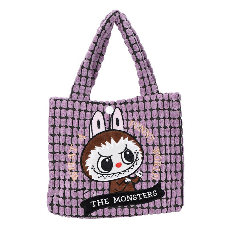 Cartoon Cute Female Makeup Storage Heart Handbags