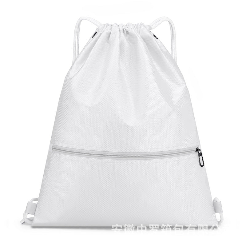 Basketball Waterproof Oxford Fabric Drawstring Diamond Sports Backpacks