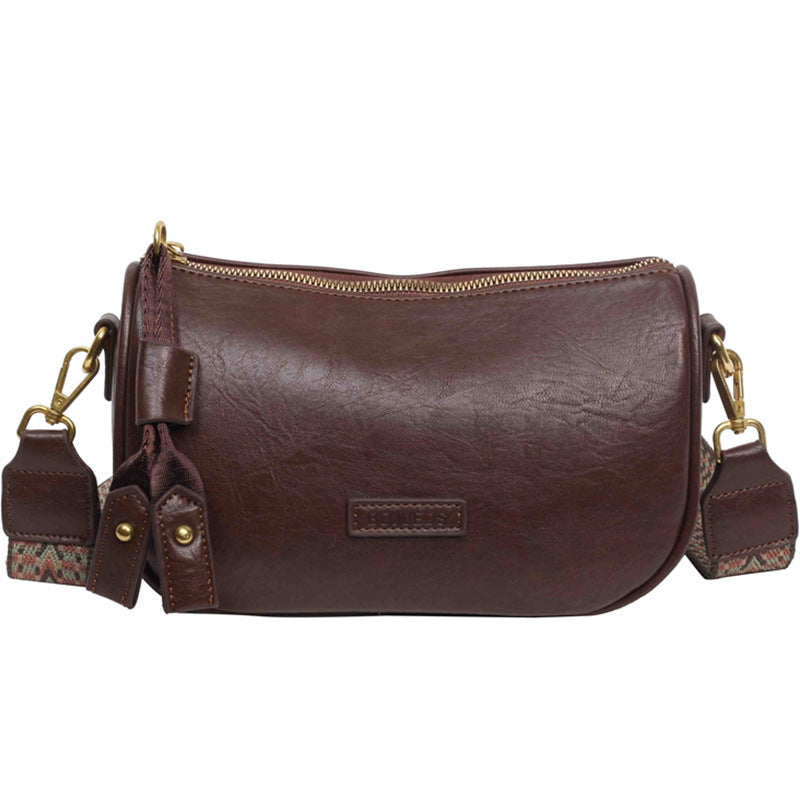 Women's High Sense Retro Popular Wide Strap Shoulder Bags
