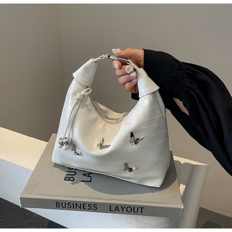 Women's Popular Fashion Trendy Textured Korean Style Shoulder Bags