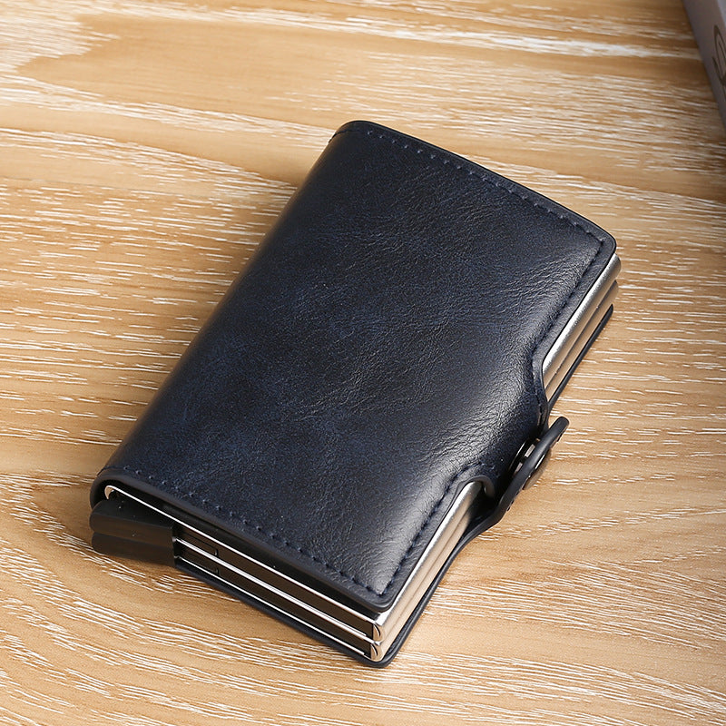 Automatic Pop-up Aluminum Alloy Credit Multiple Slots Card Holder