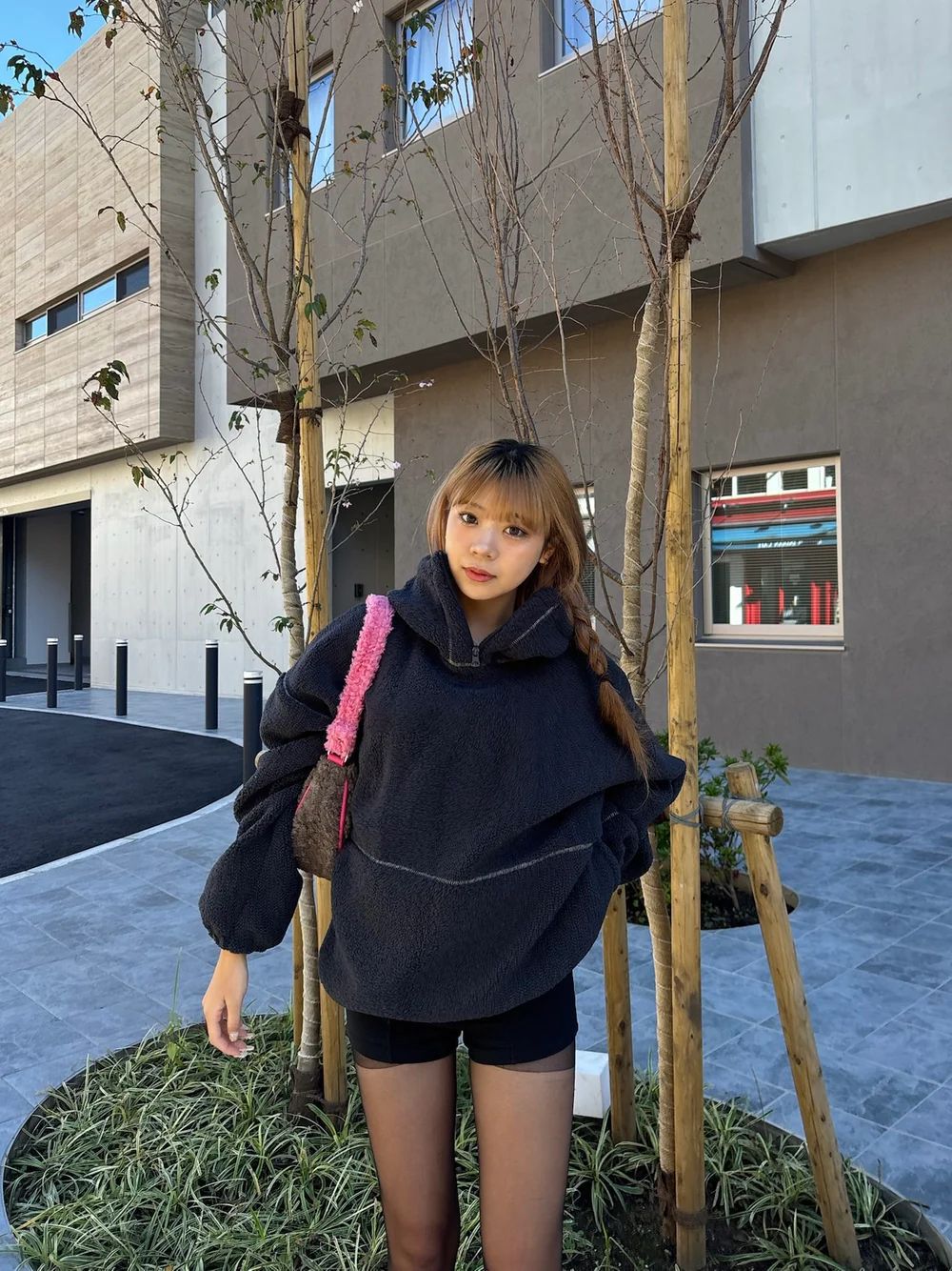 Plush Pullover Loose Zip Long Sleeve Lamb Sweaters