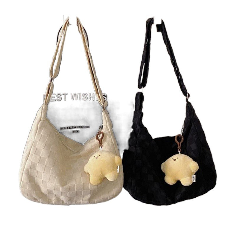 Large Capacity Female Winter College Class Crossbody Bags
