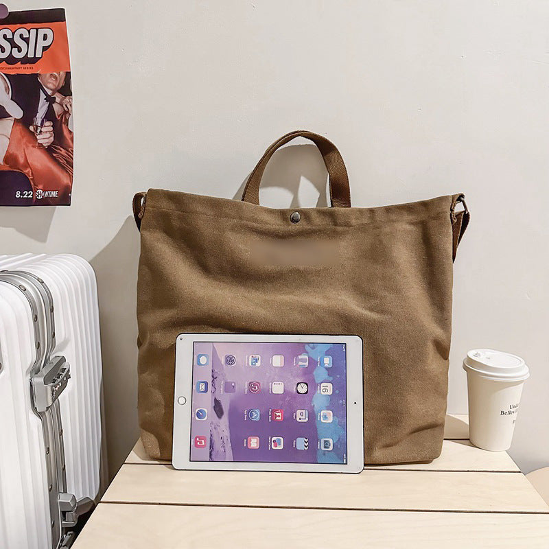 Women's Canvas Large Capacity Fashion Trendy Vintage Shoulder Bags