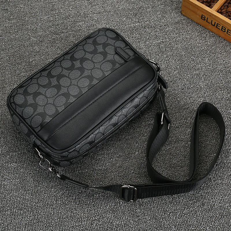 Men's Charming Trendy Commuter Plaid Fashion Men's Messenger Bags