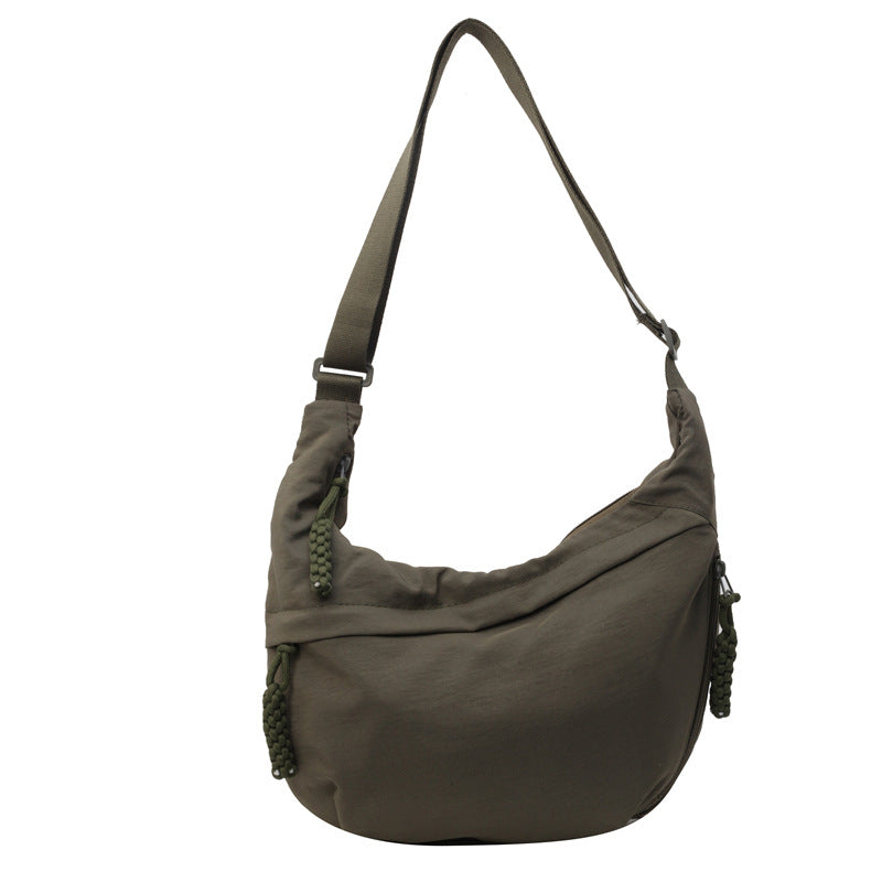 Women's Spring Nylon Pleated Dumpling Lightweight With The Crossbody Bags