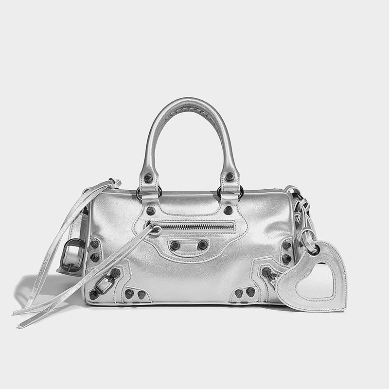 Stylish Paris Rivet Dark Motorcycle Hot Handbags