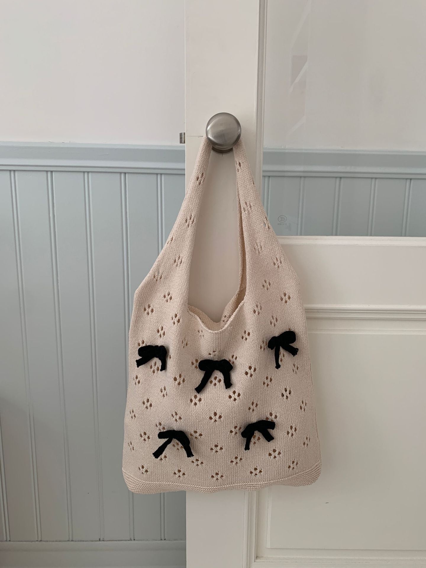 Women's Bow Summer Versatile Woven High Sense Shoulder Bags