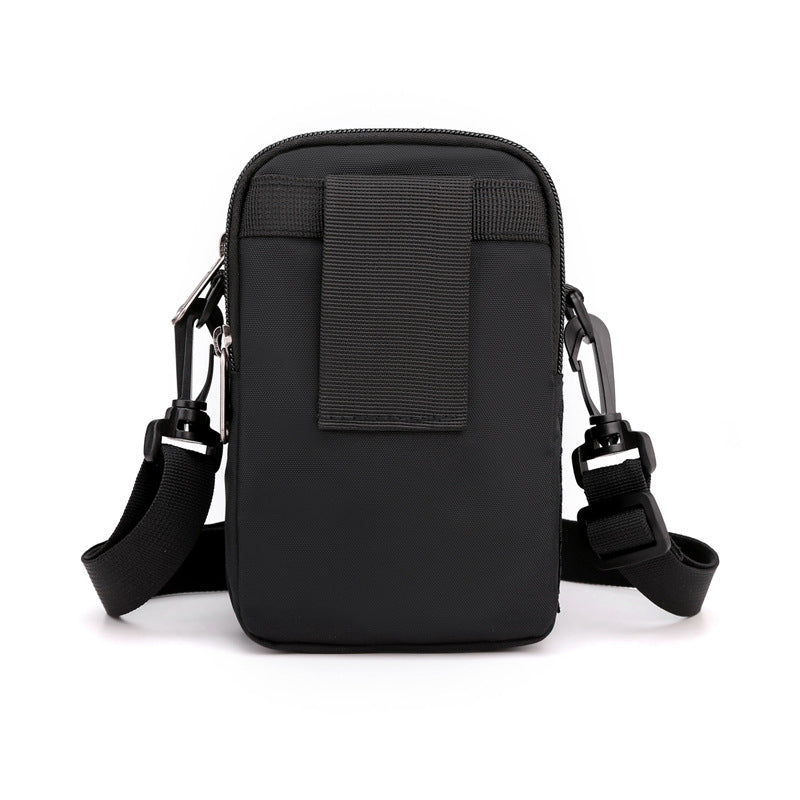 Men's Single Solid Color Mobile Lightweight Leisure Men's Messenger Bags