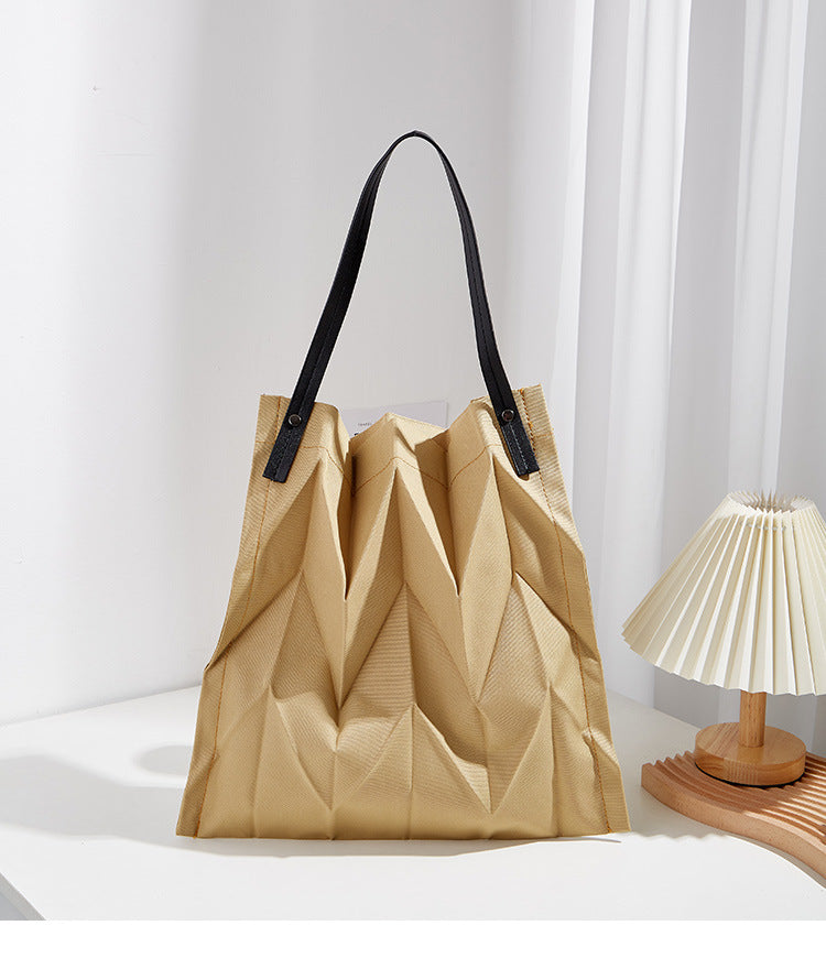 Trendy Design Geometric Canvas Large Capacity Bags