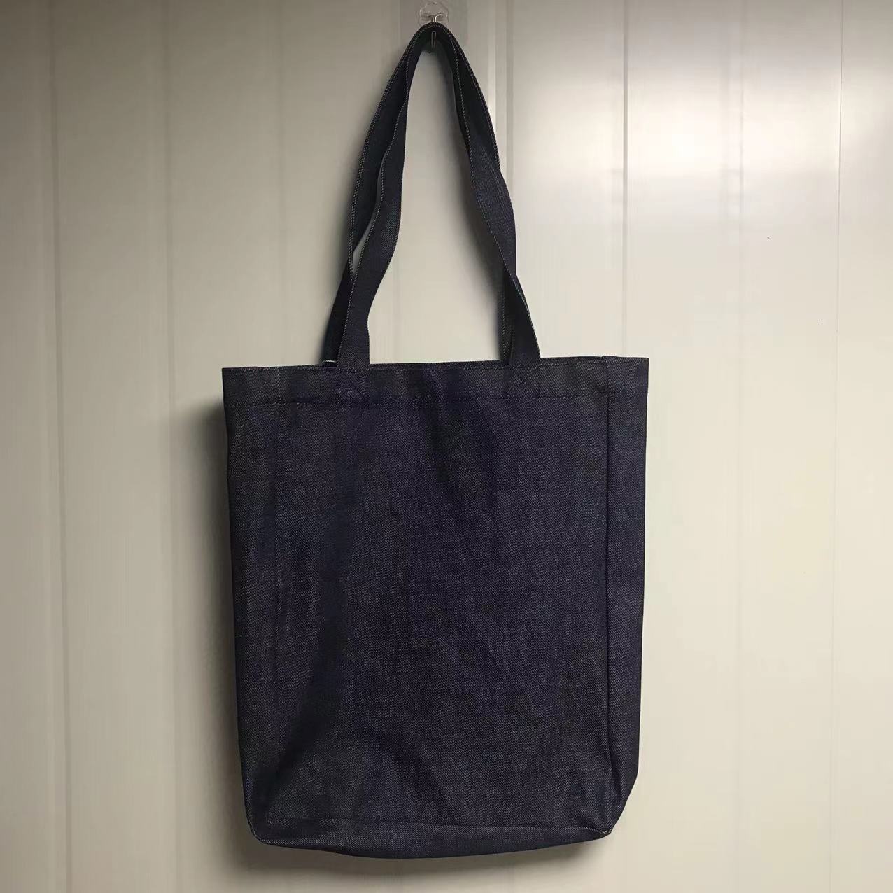 Wind Down Thick Denim Large Capacity Tote Bags