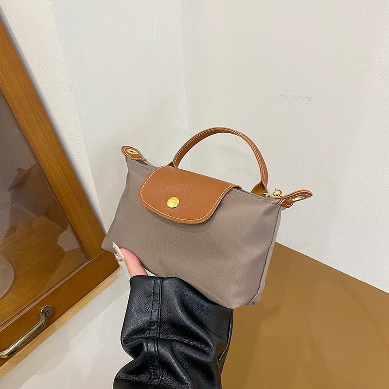 Niche Design Dumpling Portable Mobile Lightweight Texture Crossbody Bags