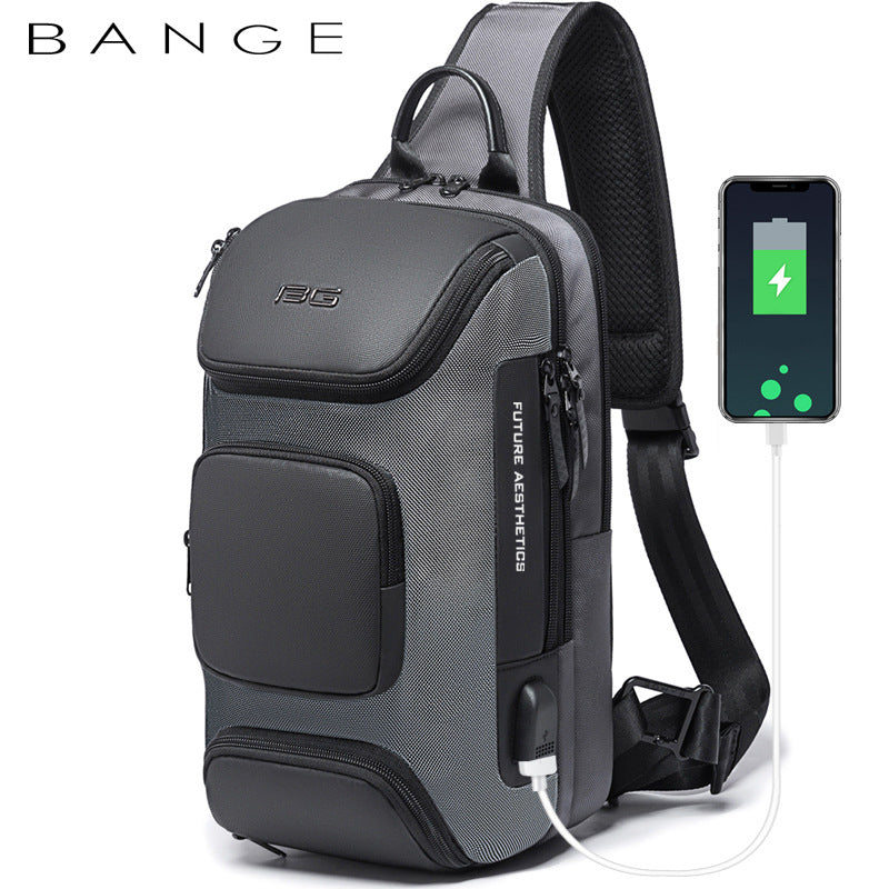 Men's Pretty Car Bange Technology Fashion Men's Chest Bags