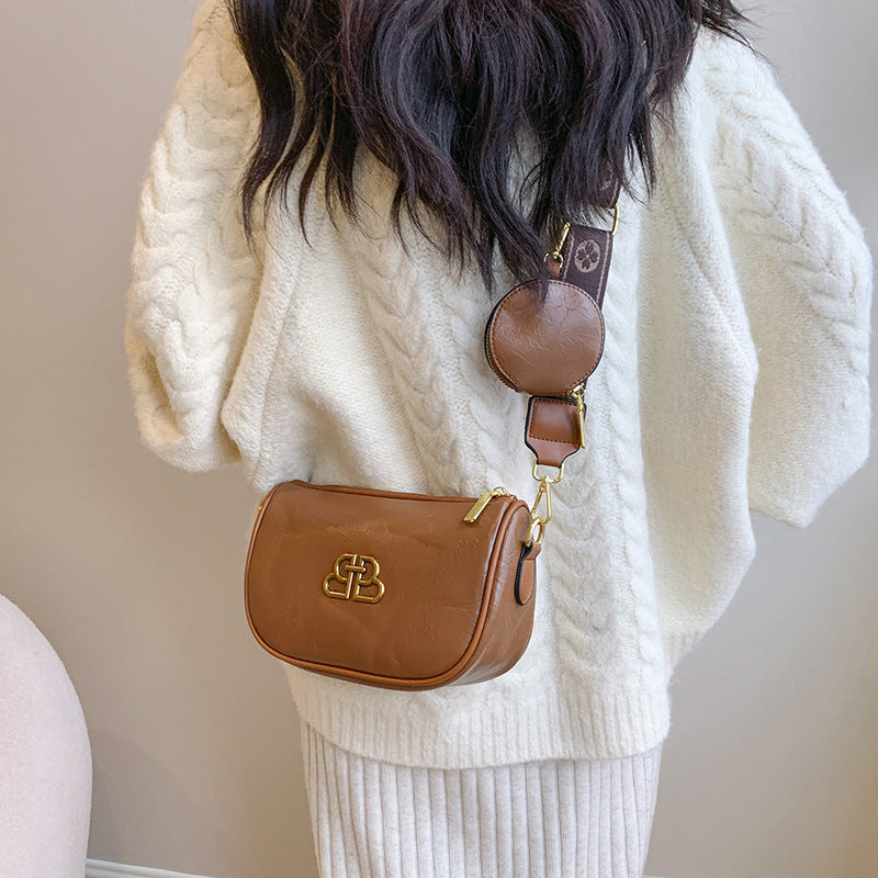 Women's Korean Style Fashion Winter High-grade Vintage Shoulder Bags