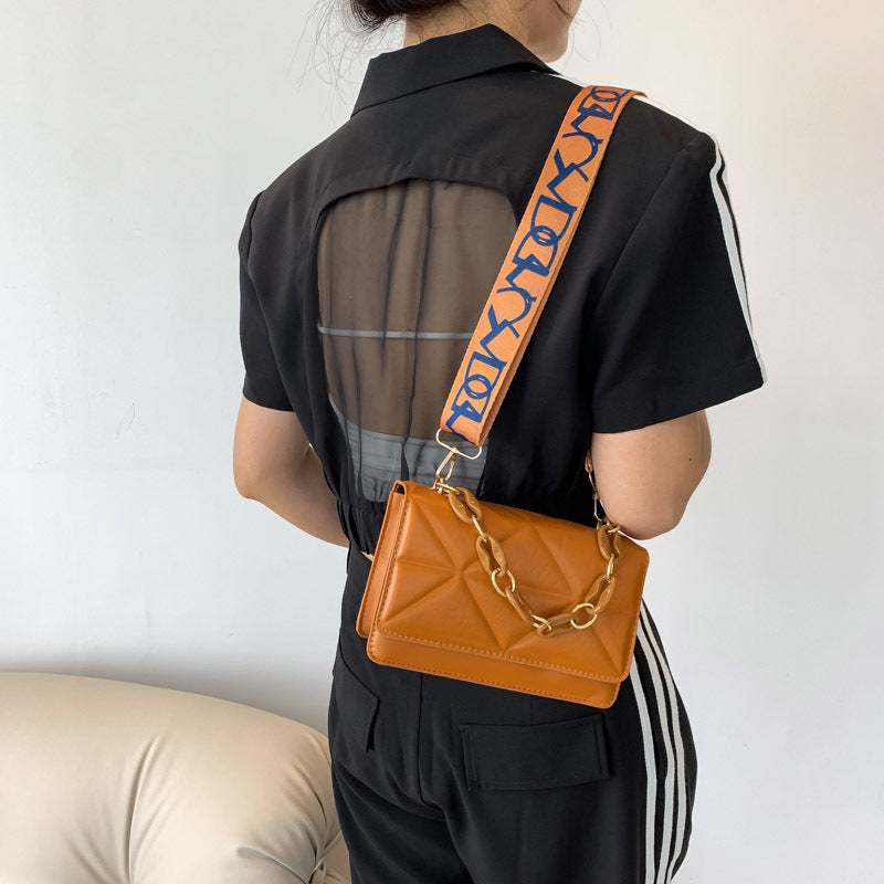 Women's Fashion Popular Chain For Texture Niche Shoulder Bags