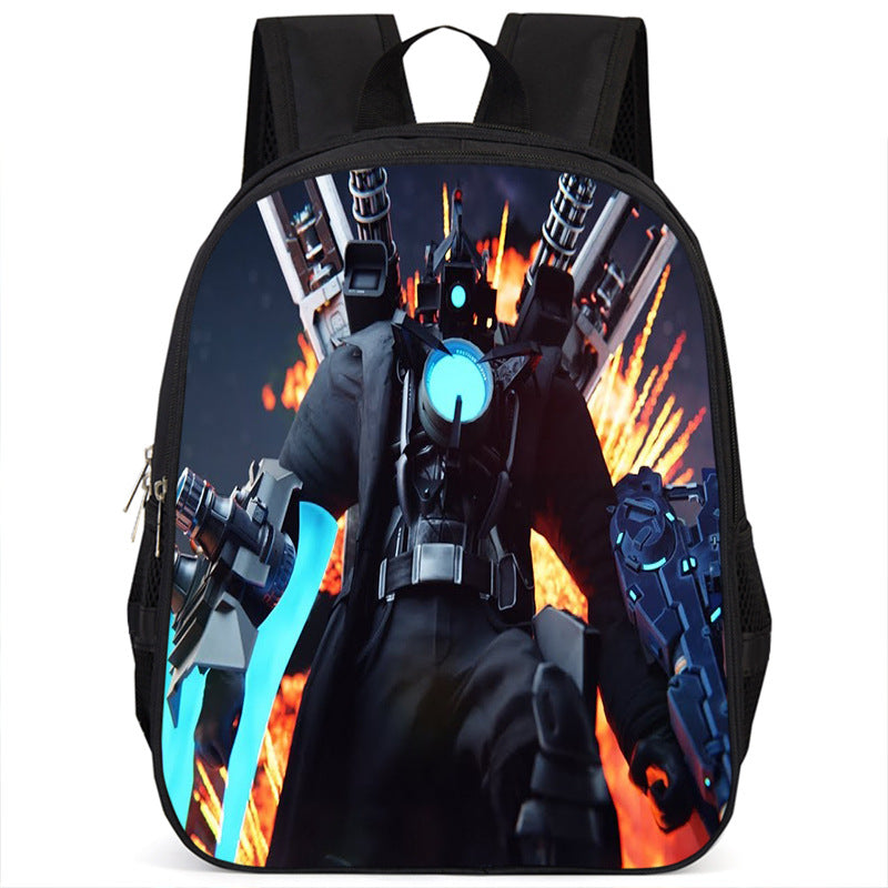 Electric Drill Red Lotus Monitor Inch Backpacks