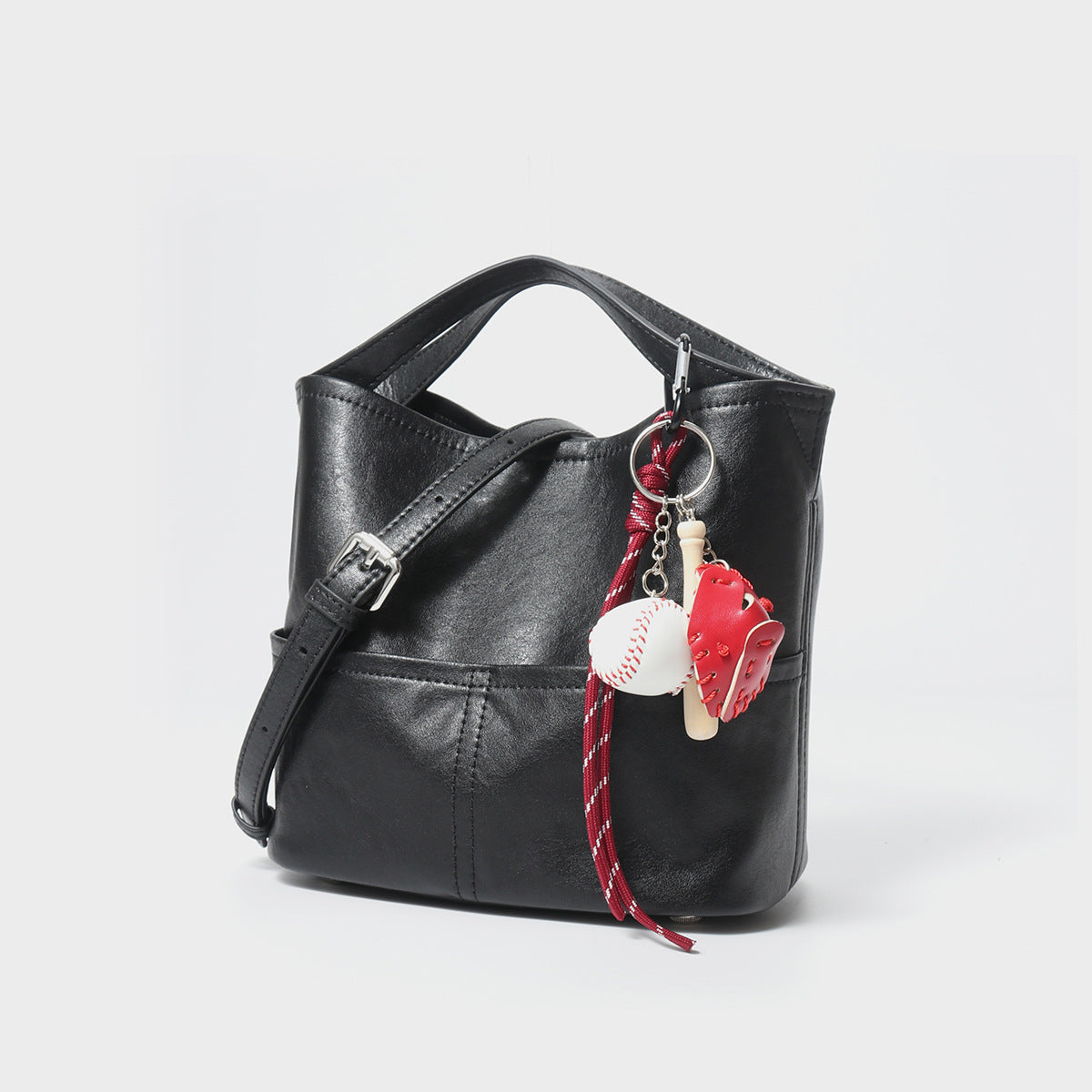 Women's Slouchy Genuine Leather Large Capacity Shoulder Bags