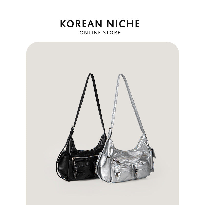Style Sweet Cool Motorcycle Niche Trendy Shoulder Bags